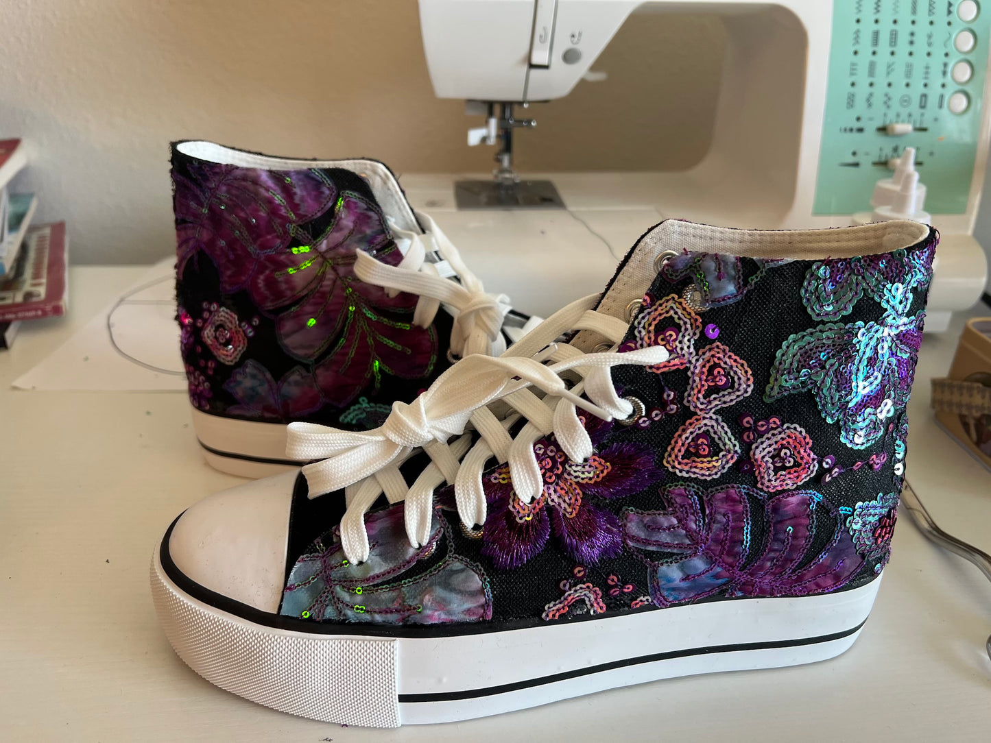 Disco Hibiscus High Tops