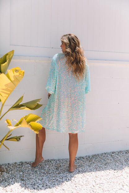 Star Kiss Kimono: Pink Iridescent